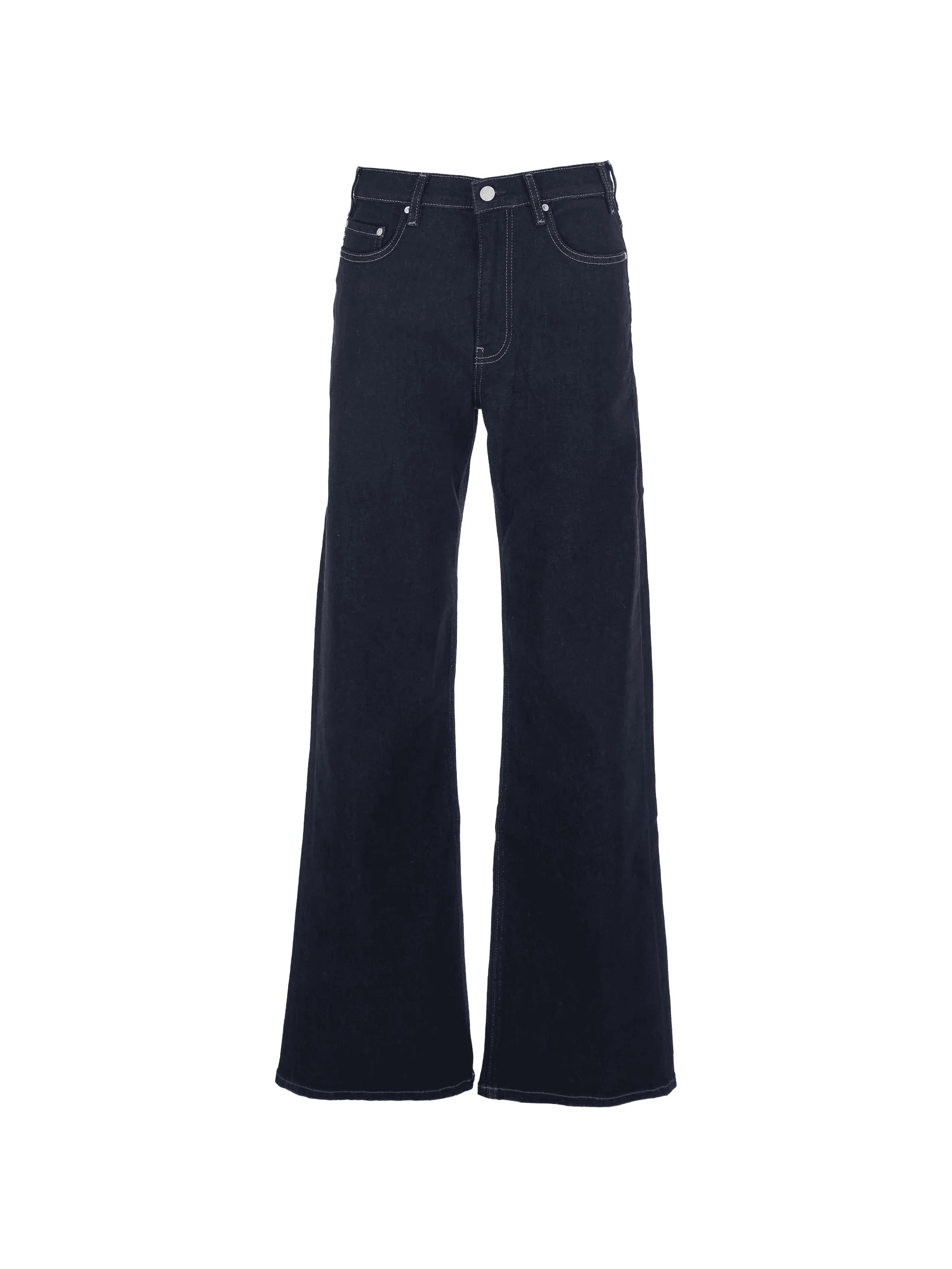 wide-leg cotton jeans - Image 1