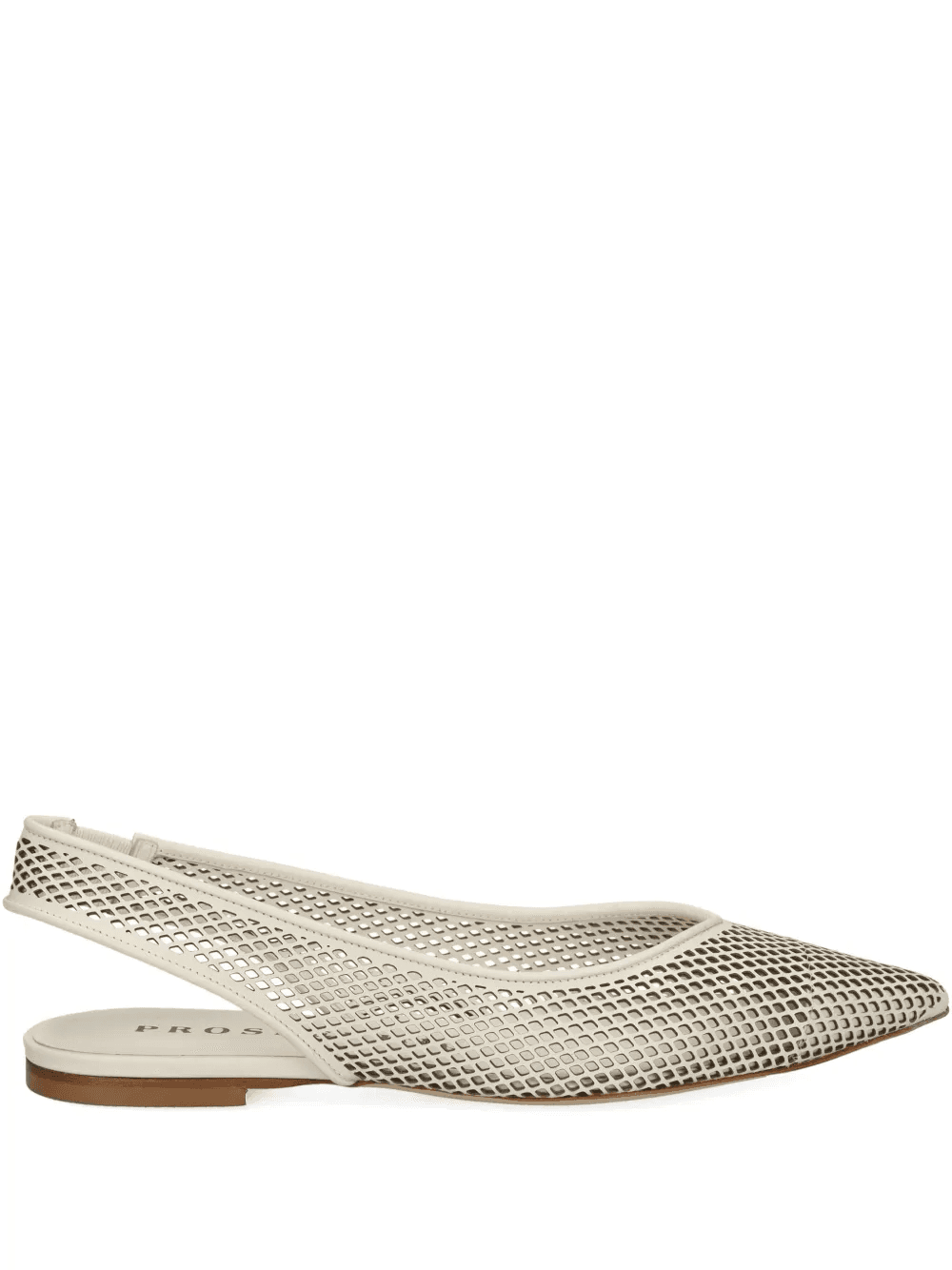 mesh slingback flat pumps - Image 1