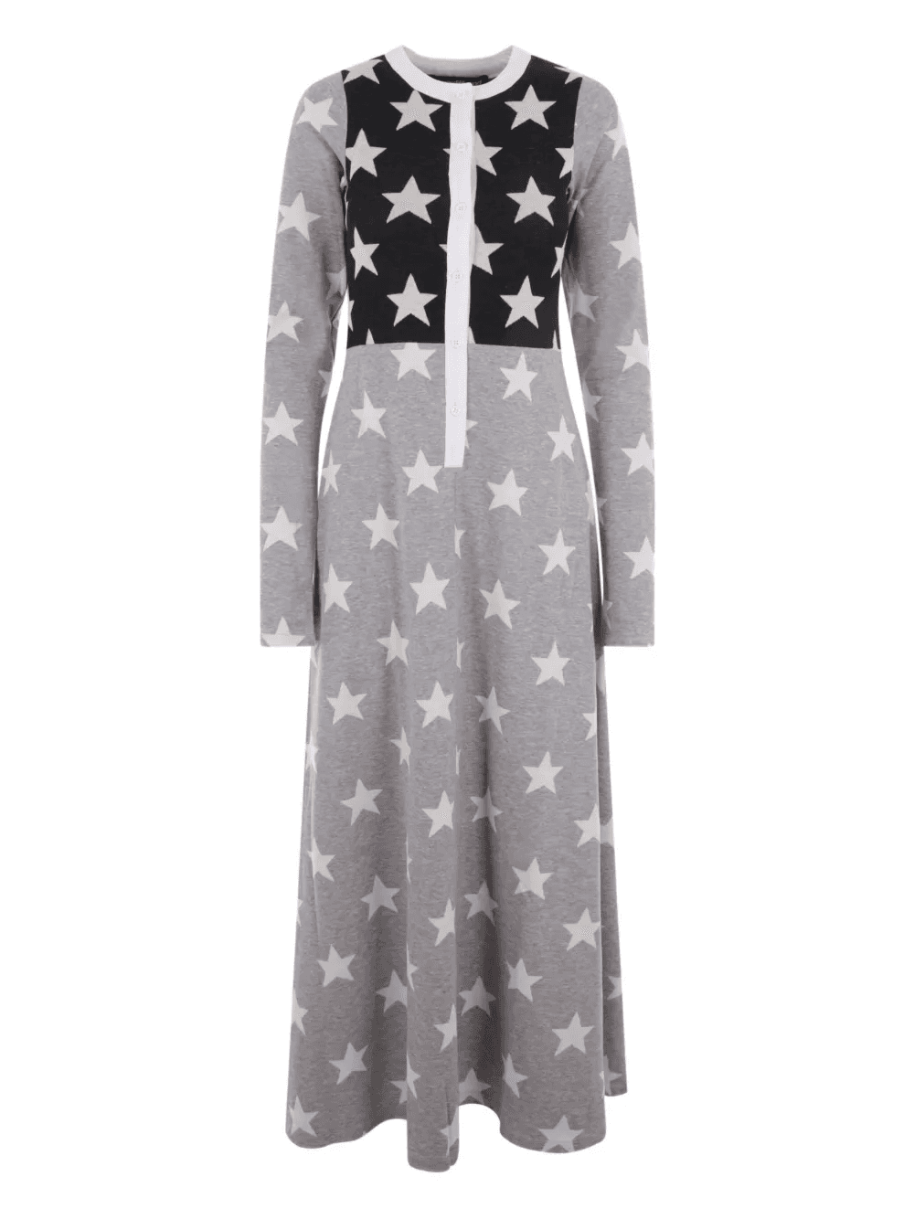 star-print button-front dress - Image 1