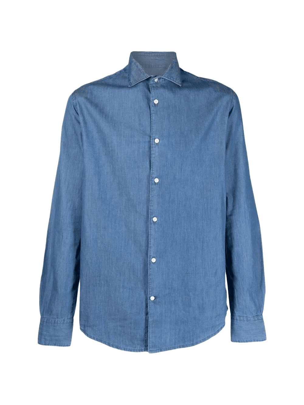 button-up denim shirt - Image 1
