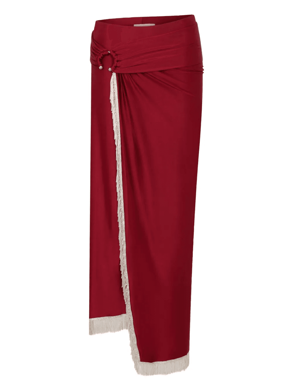 fringed wrap skirt - Image 1