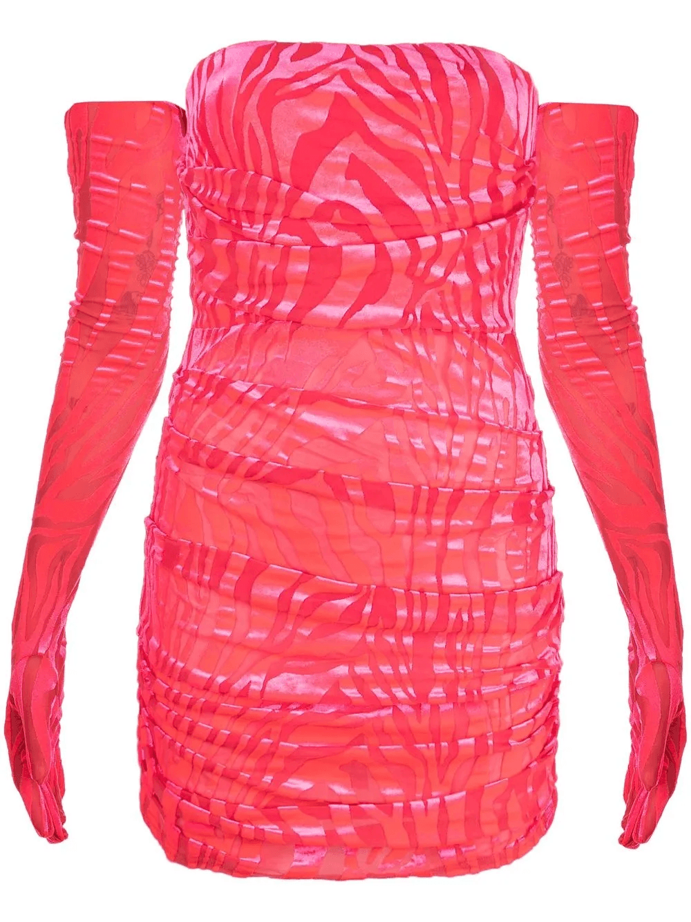 Colter ruched devoré minidress - Image 1