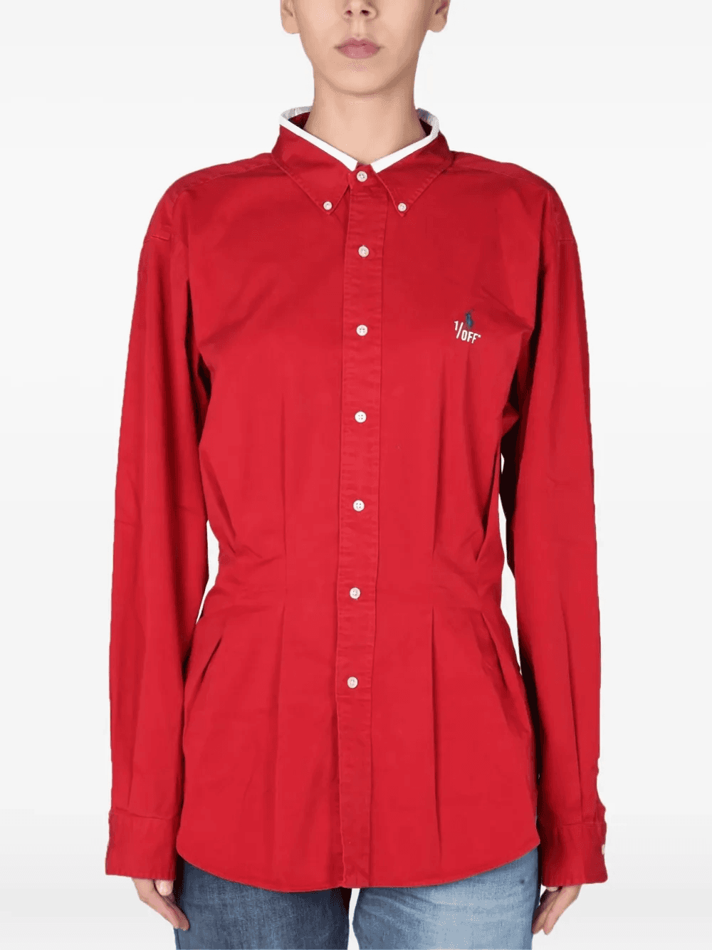 buttoned pleated shirt - Image 1