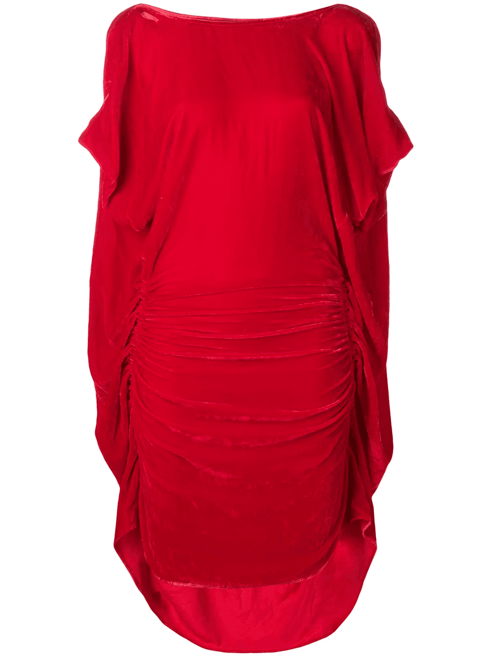 ruched midi dress - Image 1