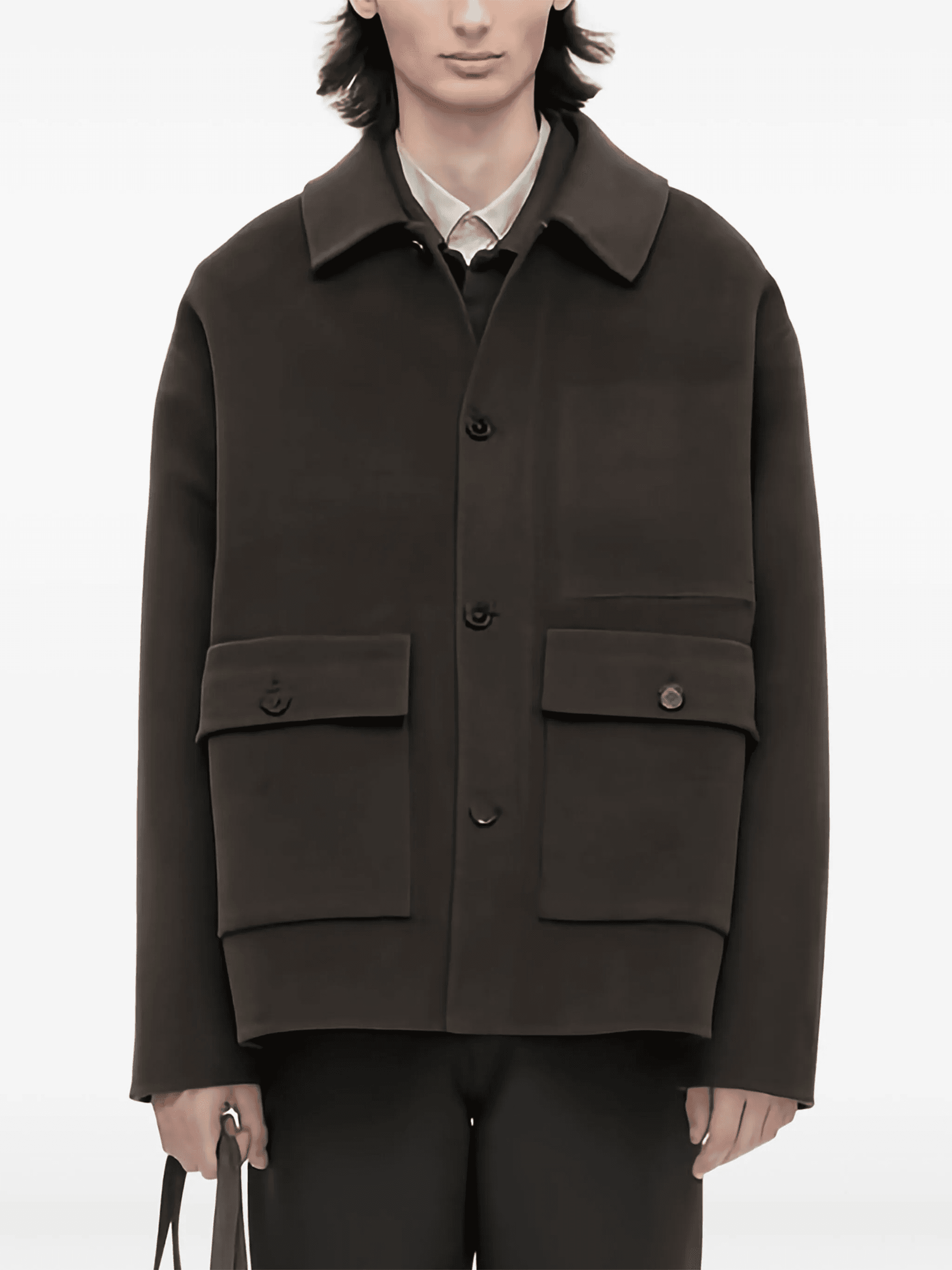 flap-pocket jacket - Image 1