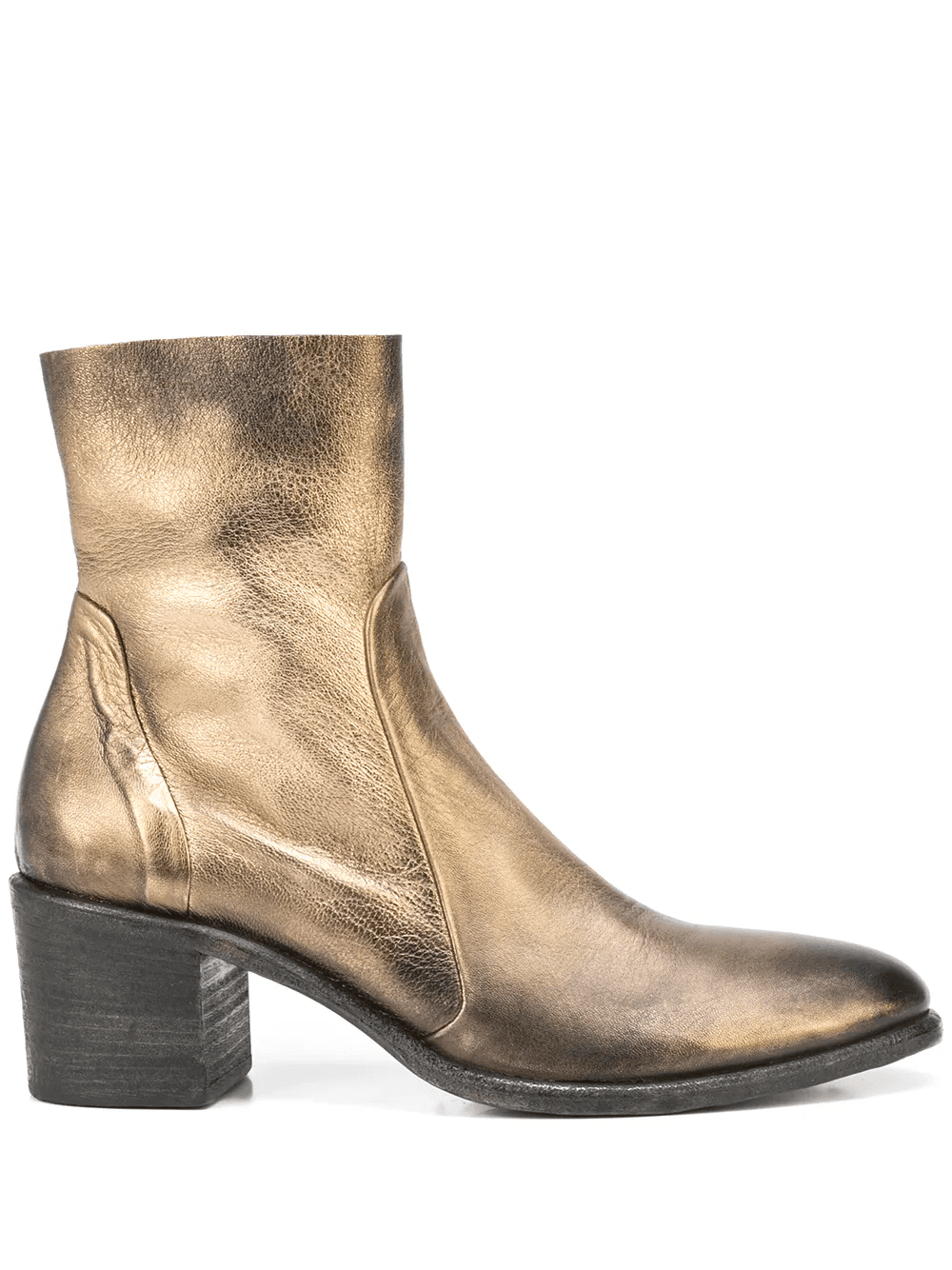 metallic-effect ankle boots - Image 1