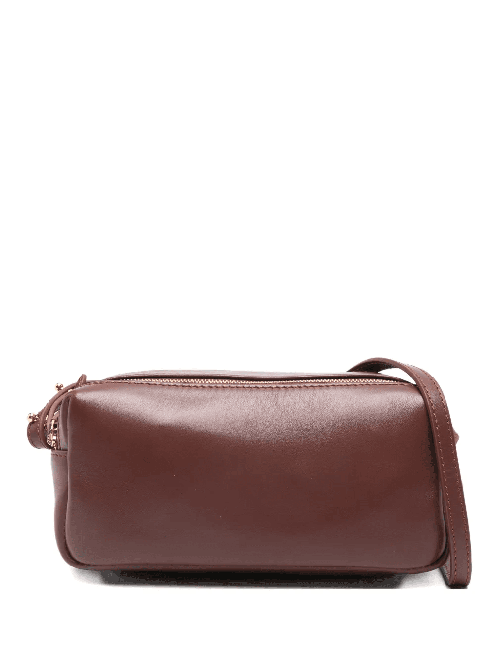 double-zip leather cross body bag - Image 1
