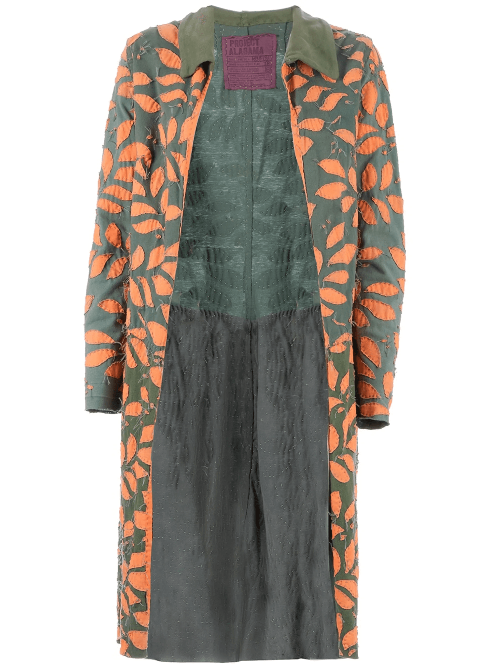 leaf patterned coat - Image 1