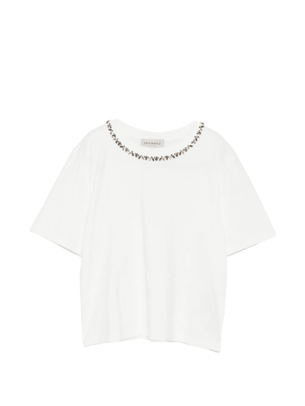 embellished crew-neck T-shirt - Image 1