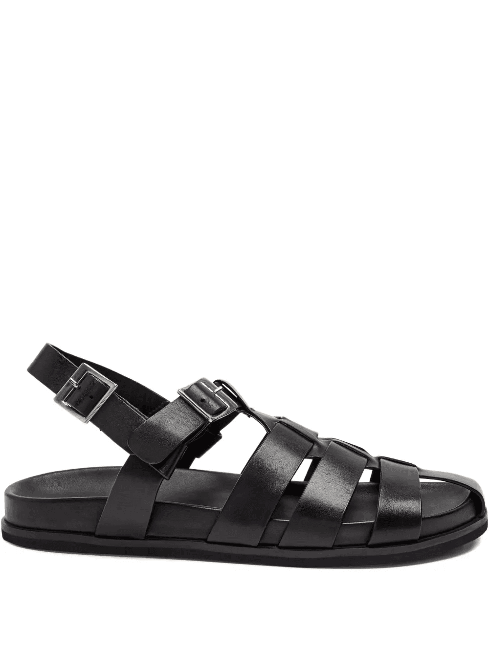 leather caged sandals - Image 1