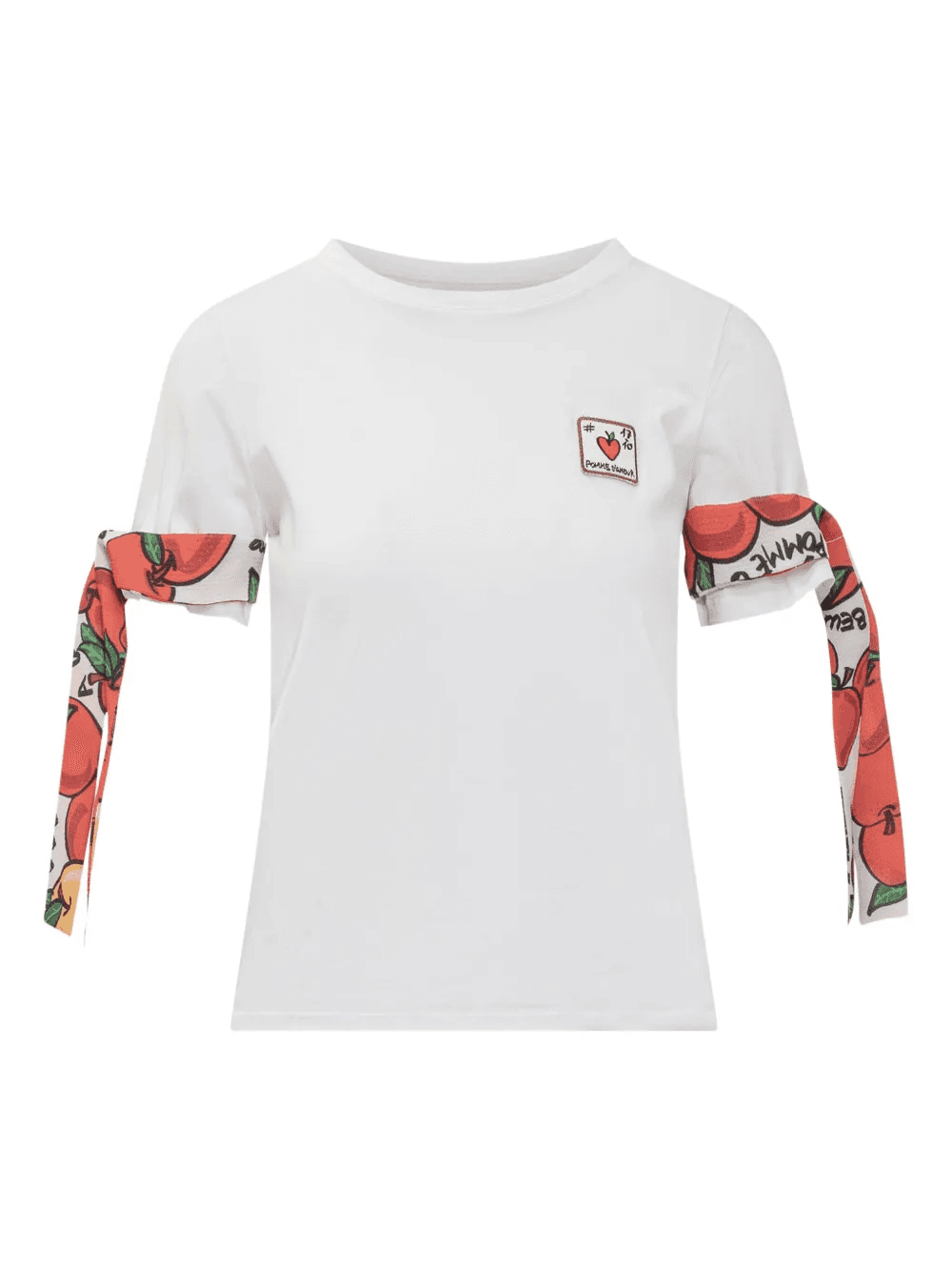 foulard-detail T-shirt - Image 1