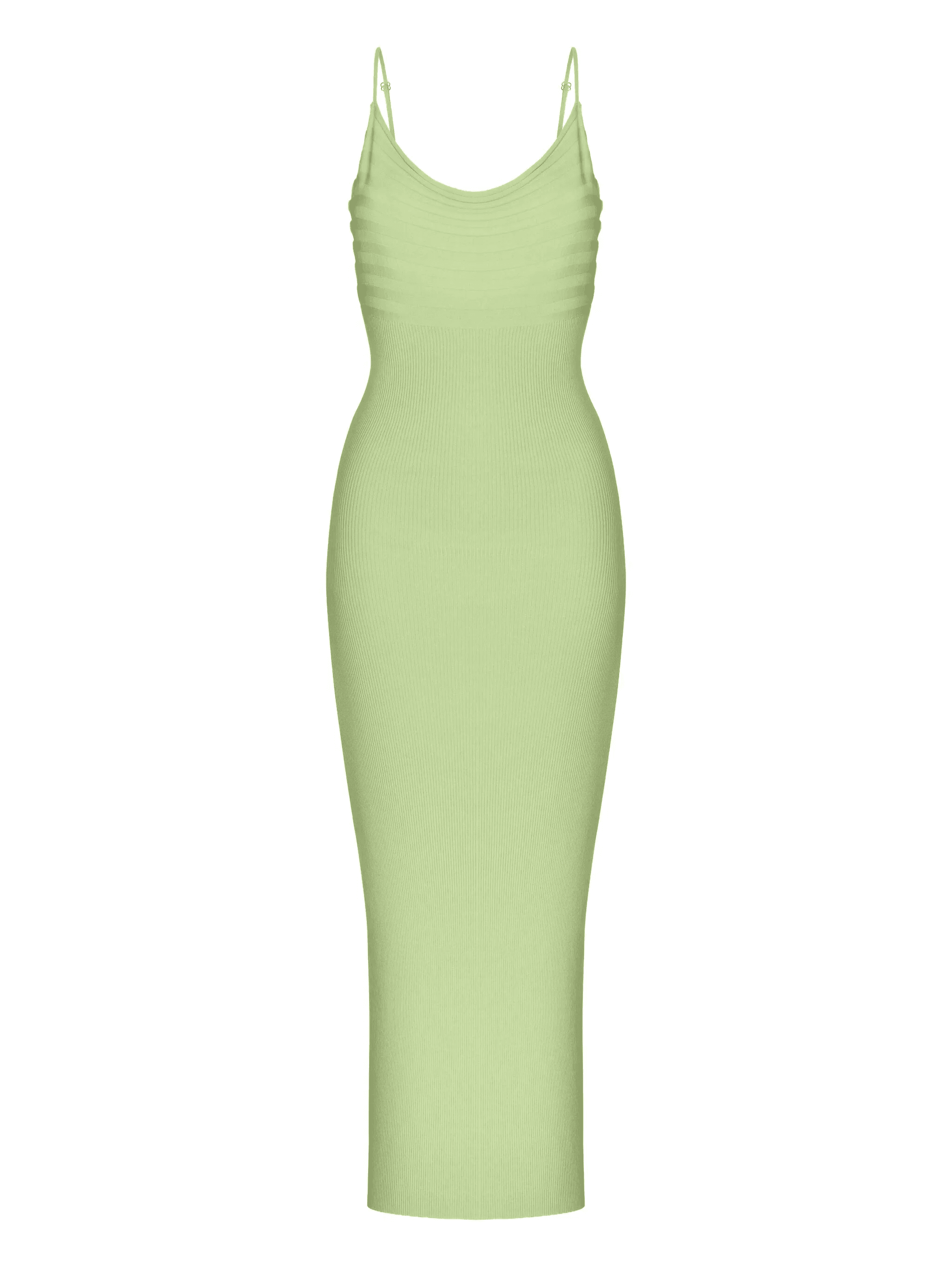 ribbed-knit midi dress - Image 1