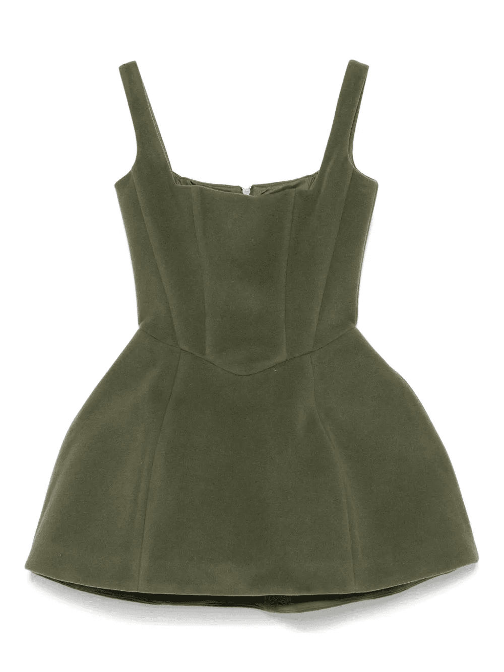 square-neck flared mini dress - Image 1