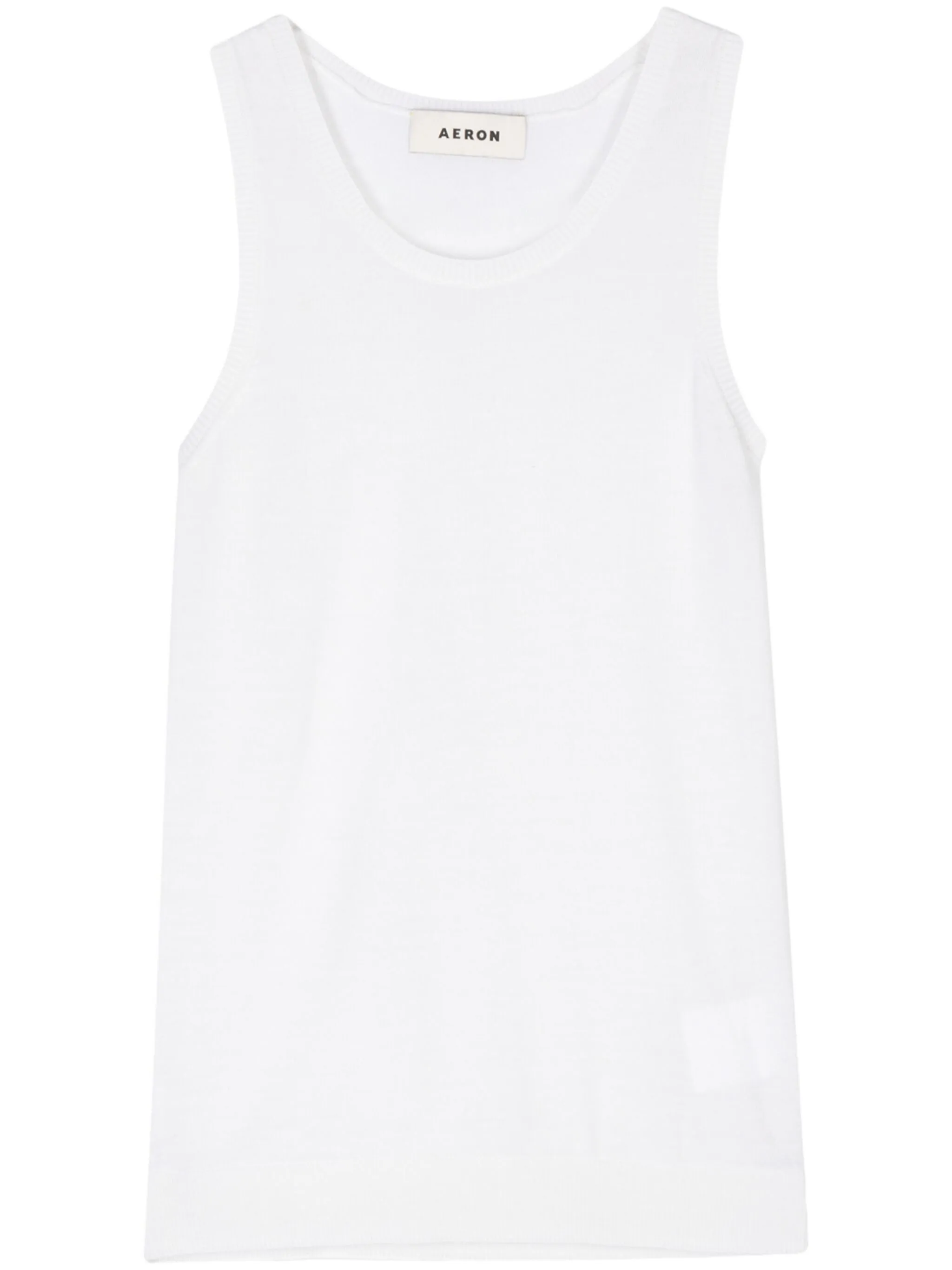 sleeveless knitted top - Image 1