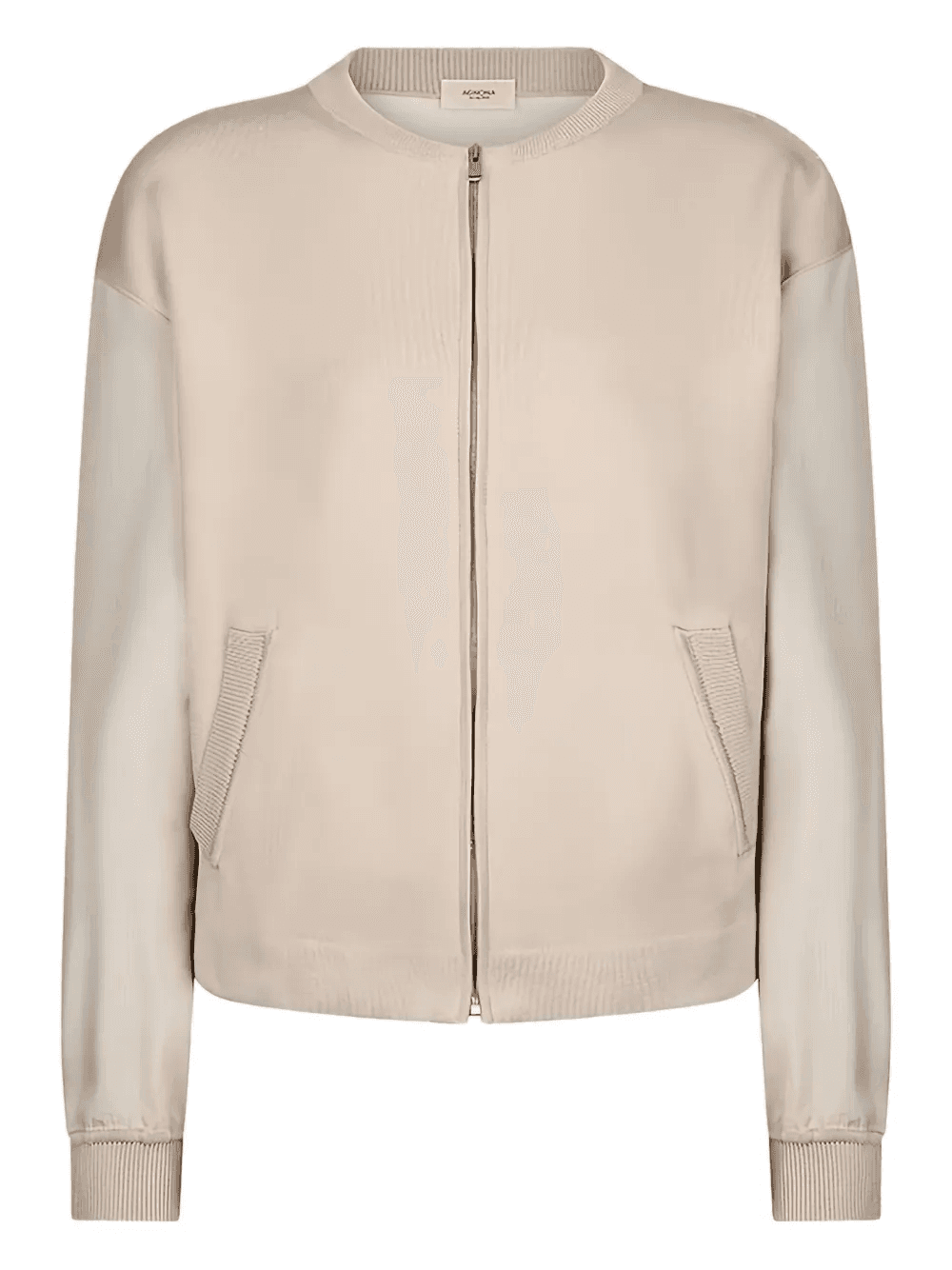 zip-up knitted cardigan - Image 1