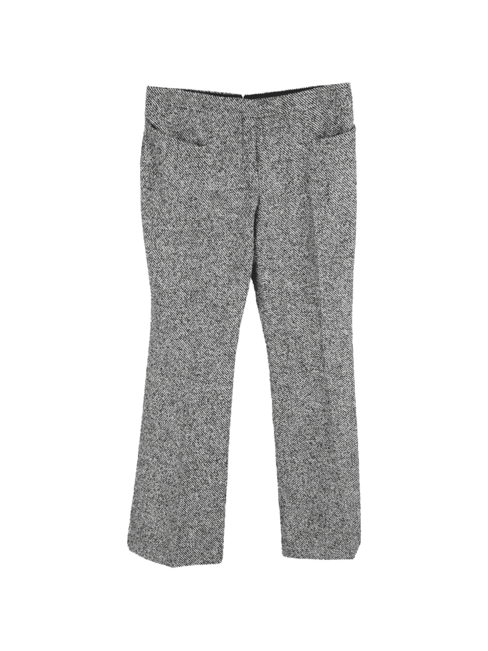 tweed flared trousers - Image 1