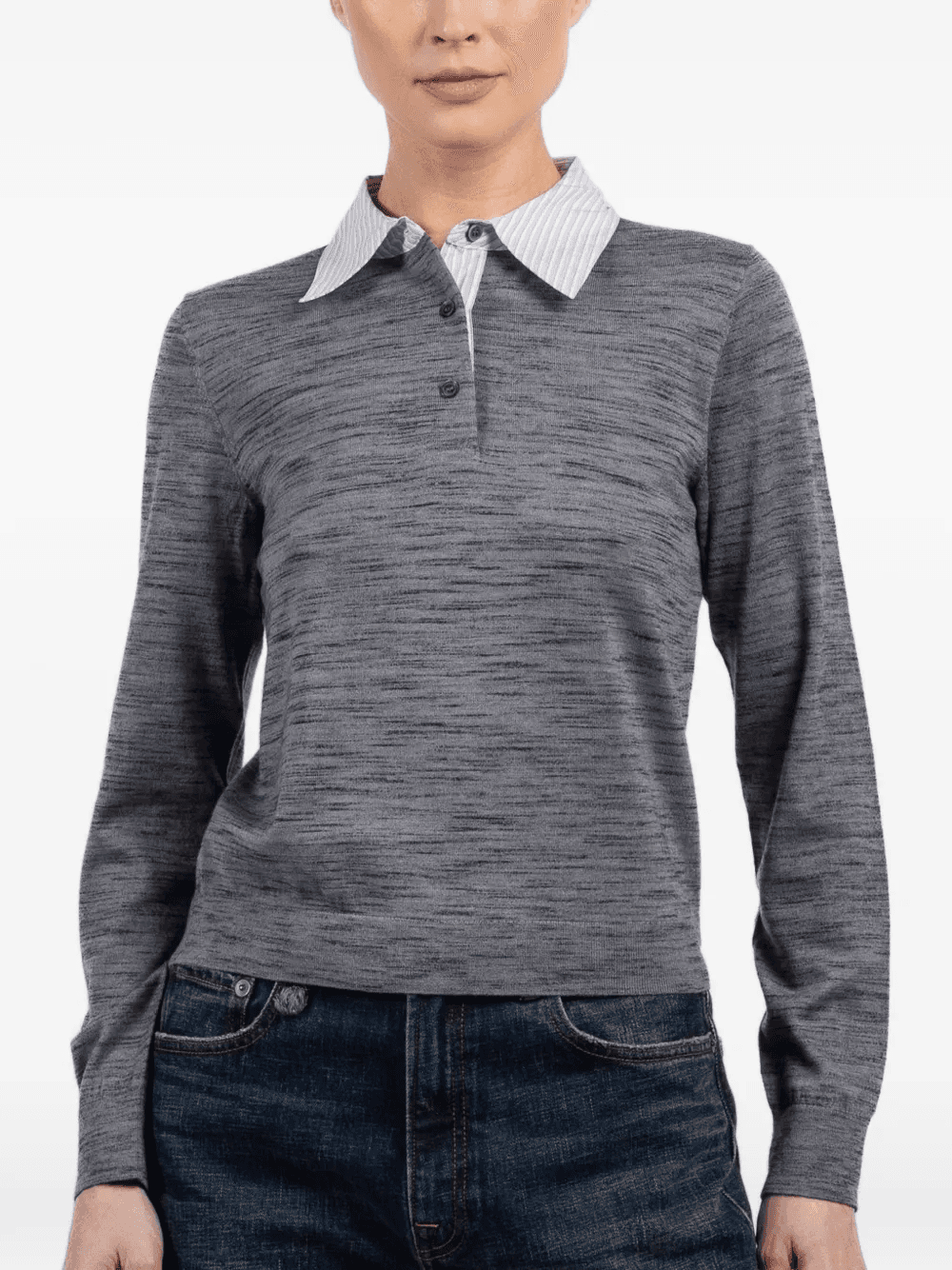 The Charlie long-sleeves polo top - Image 1