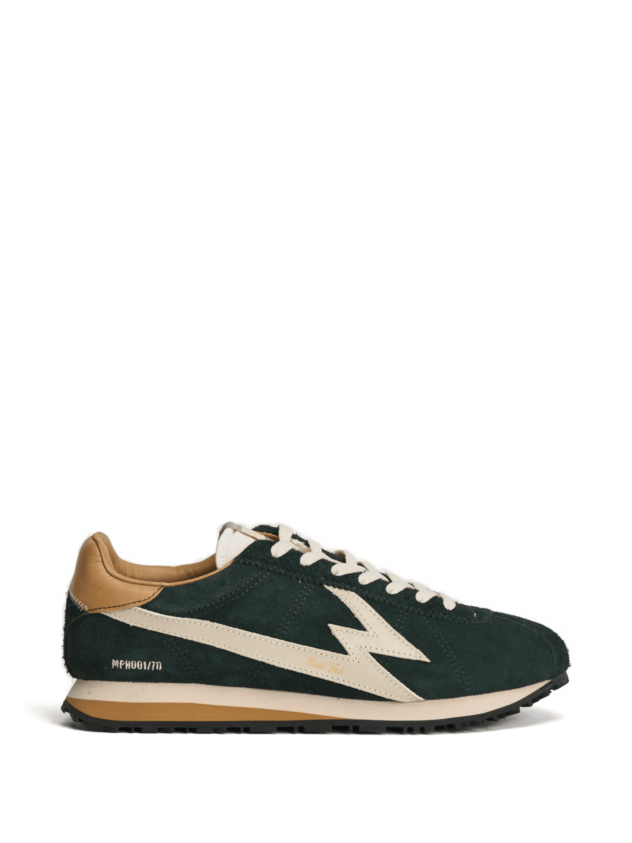 lightning bolt suede sneakers - Image 1