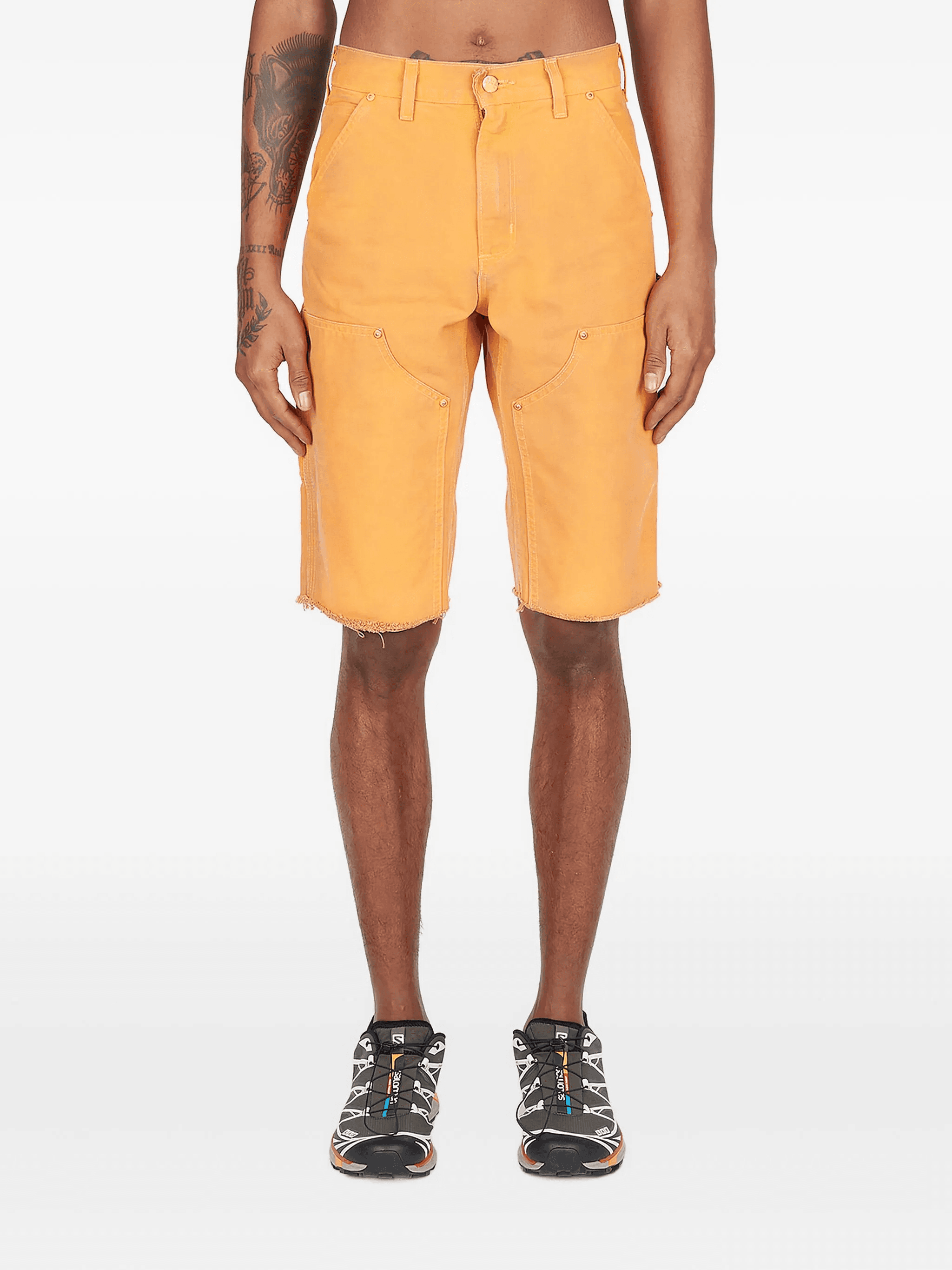 washed denim shorts - Image 1