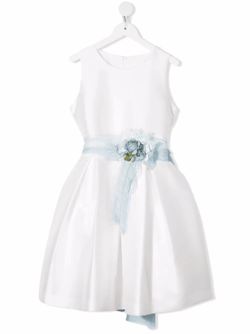 TEEN floral-appliqué sleeveless dress - Image 1