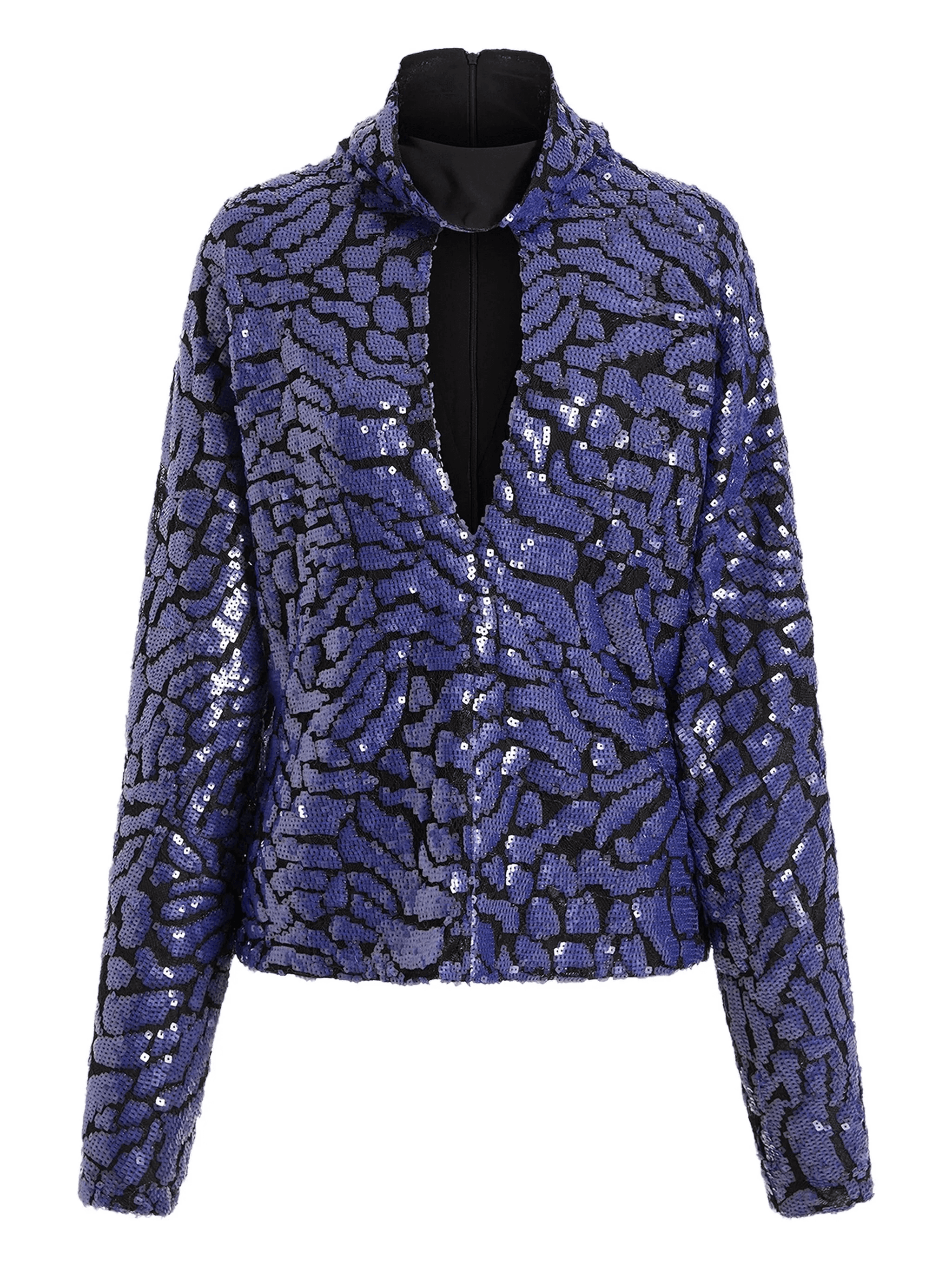 Olamo lace sequinned top - Image 1