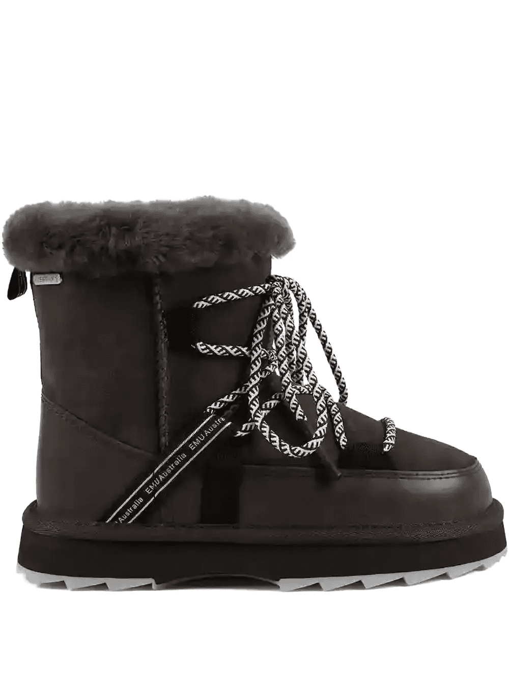 Blurred lace-up boots - Image 1