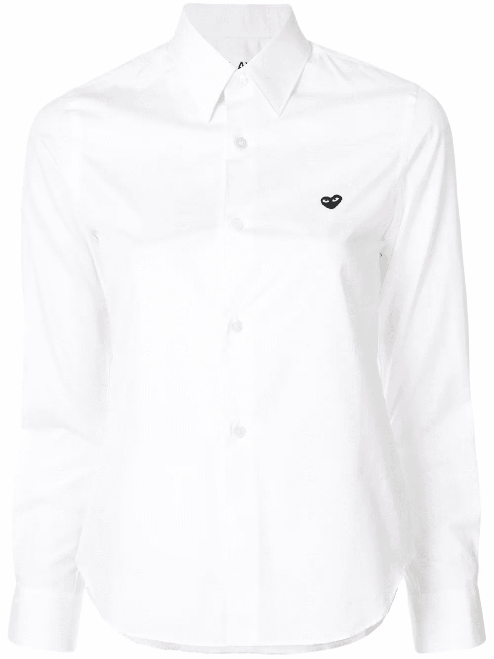 logo embroidered plain shirt - Image 1