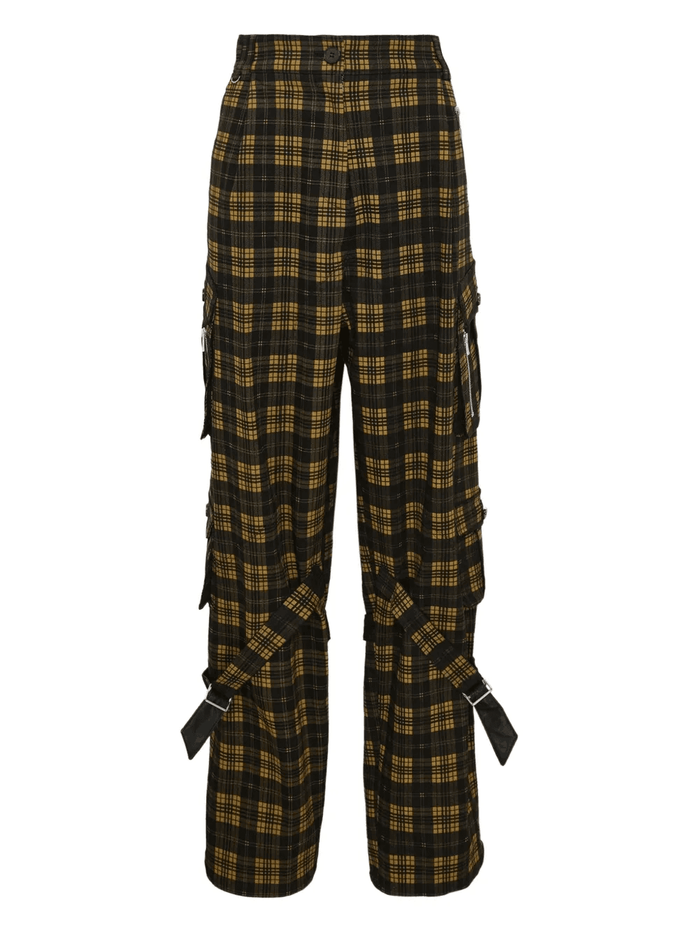 checked cargo trousers - Image 1