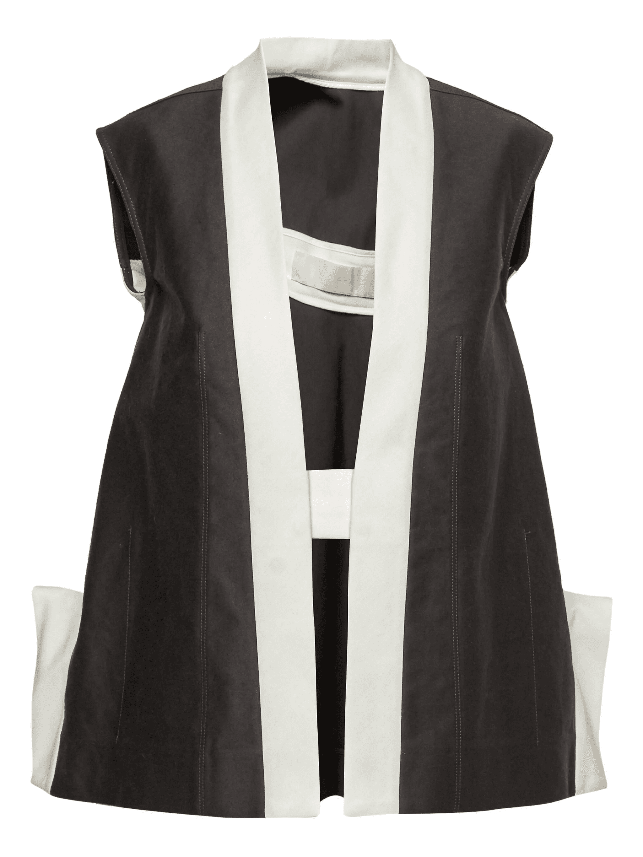 cotton sleeveless jacket - Image 1