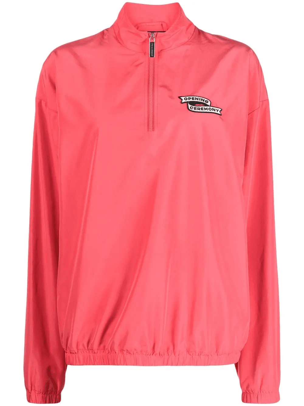 logo-patch windbreaker jacket - Image 1