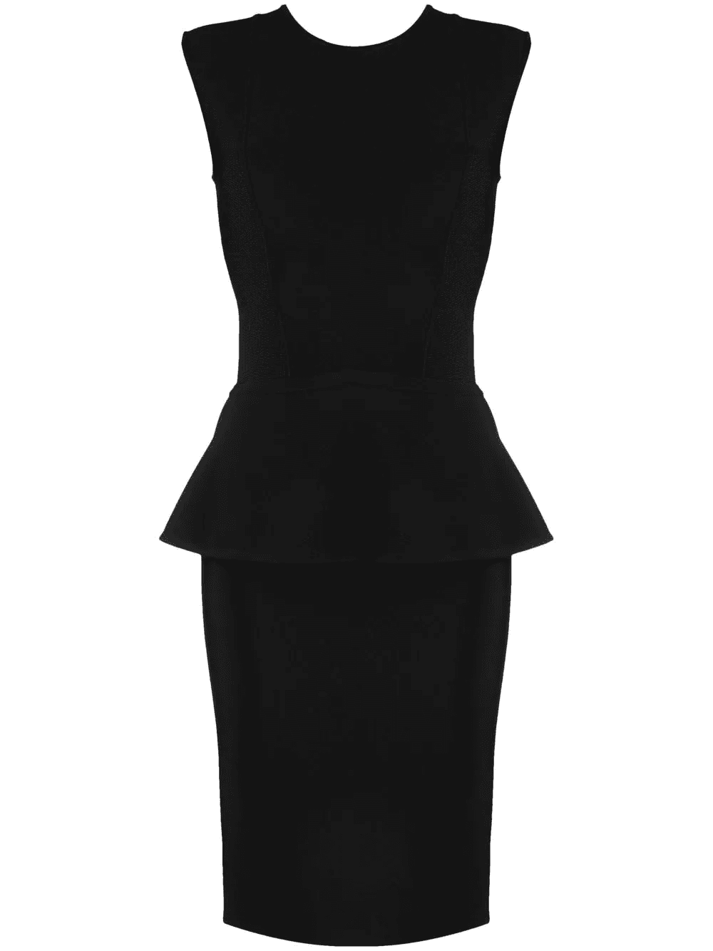 peplum-waist dress - Image 1