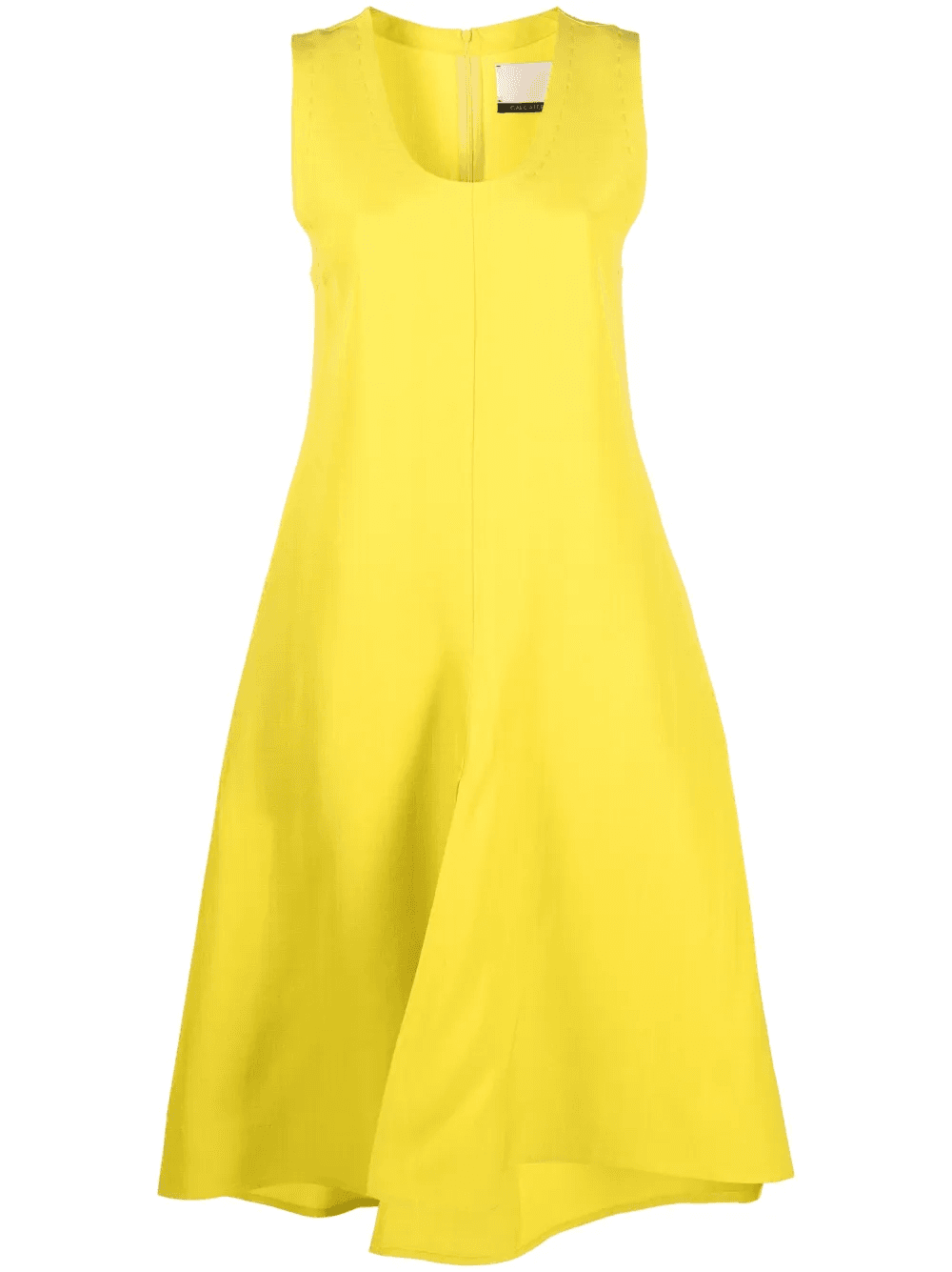 scoop-neck midi dress - Image 1
