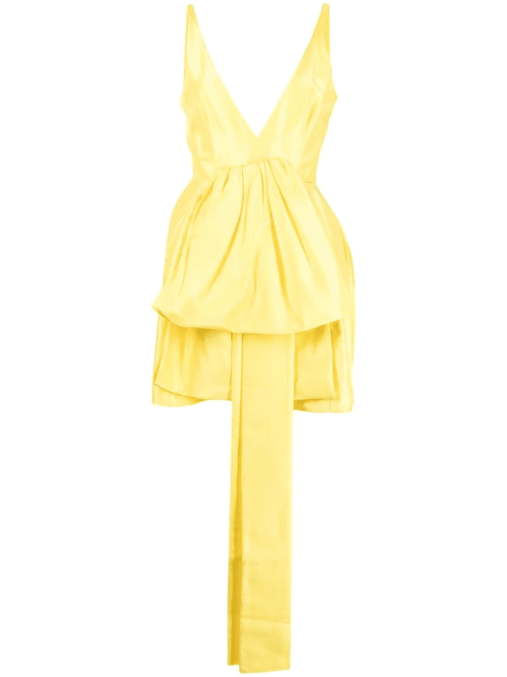 V-neck ruffled mini dress - Image 1