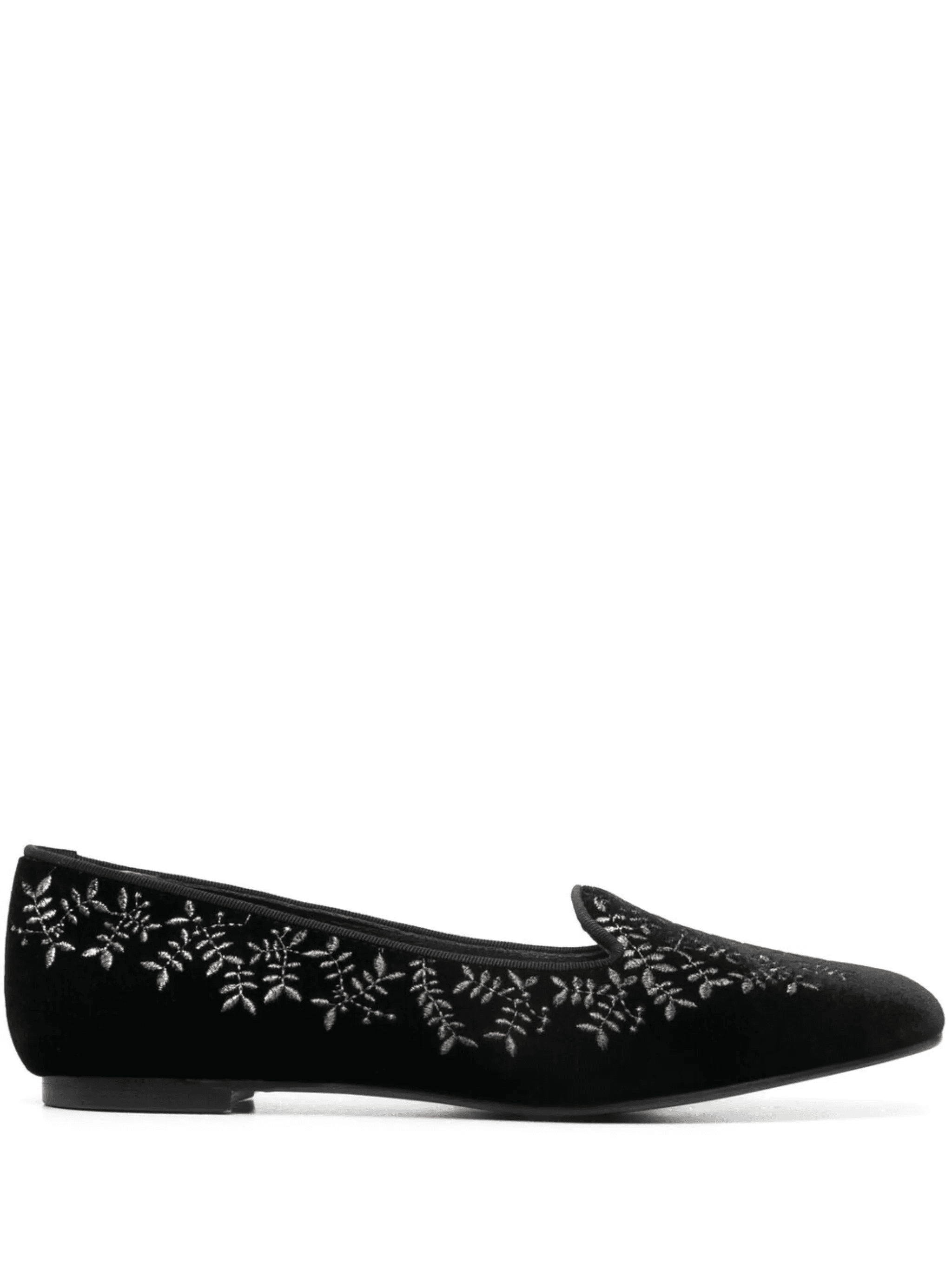 x Castañer Hojas velvet slippers
