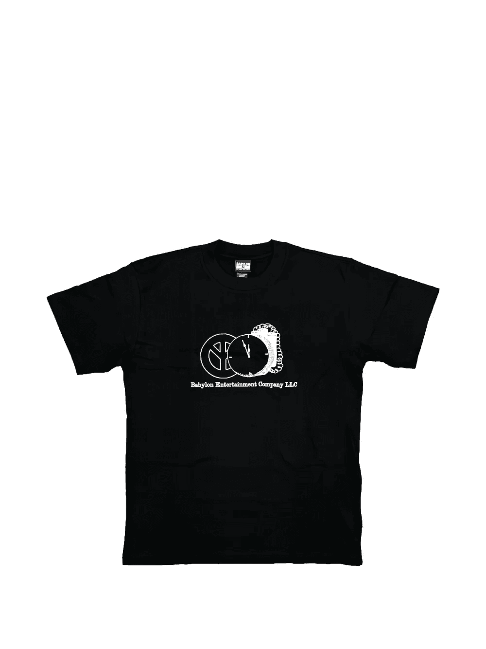 print crewneck T-shirt - Image 1