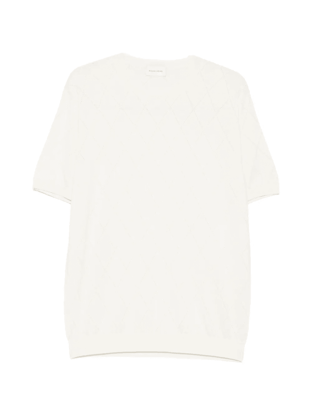 argyle pattern T-shirt - Image 1