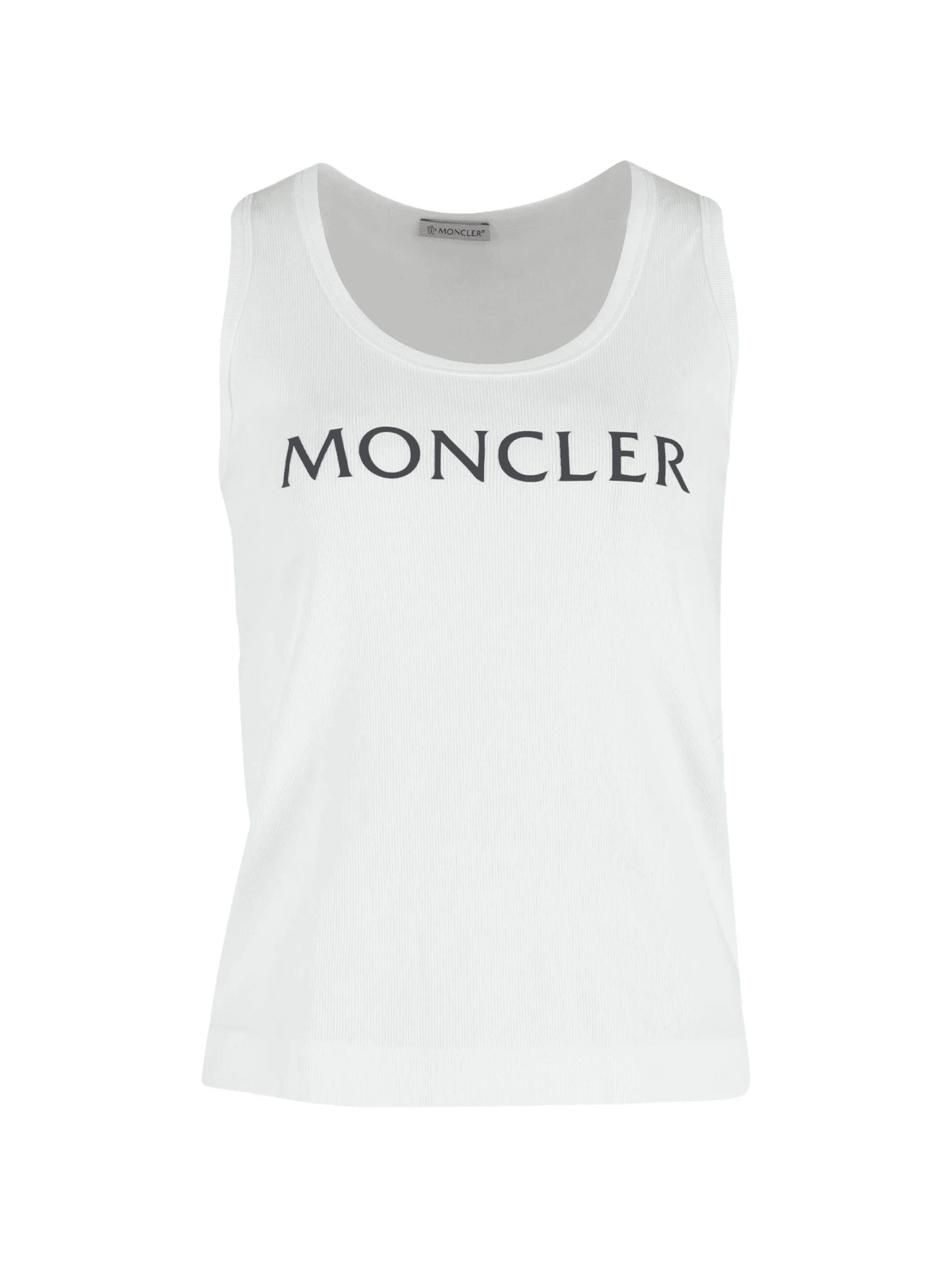 logo-print cotton tank top - Image 1