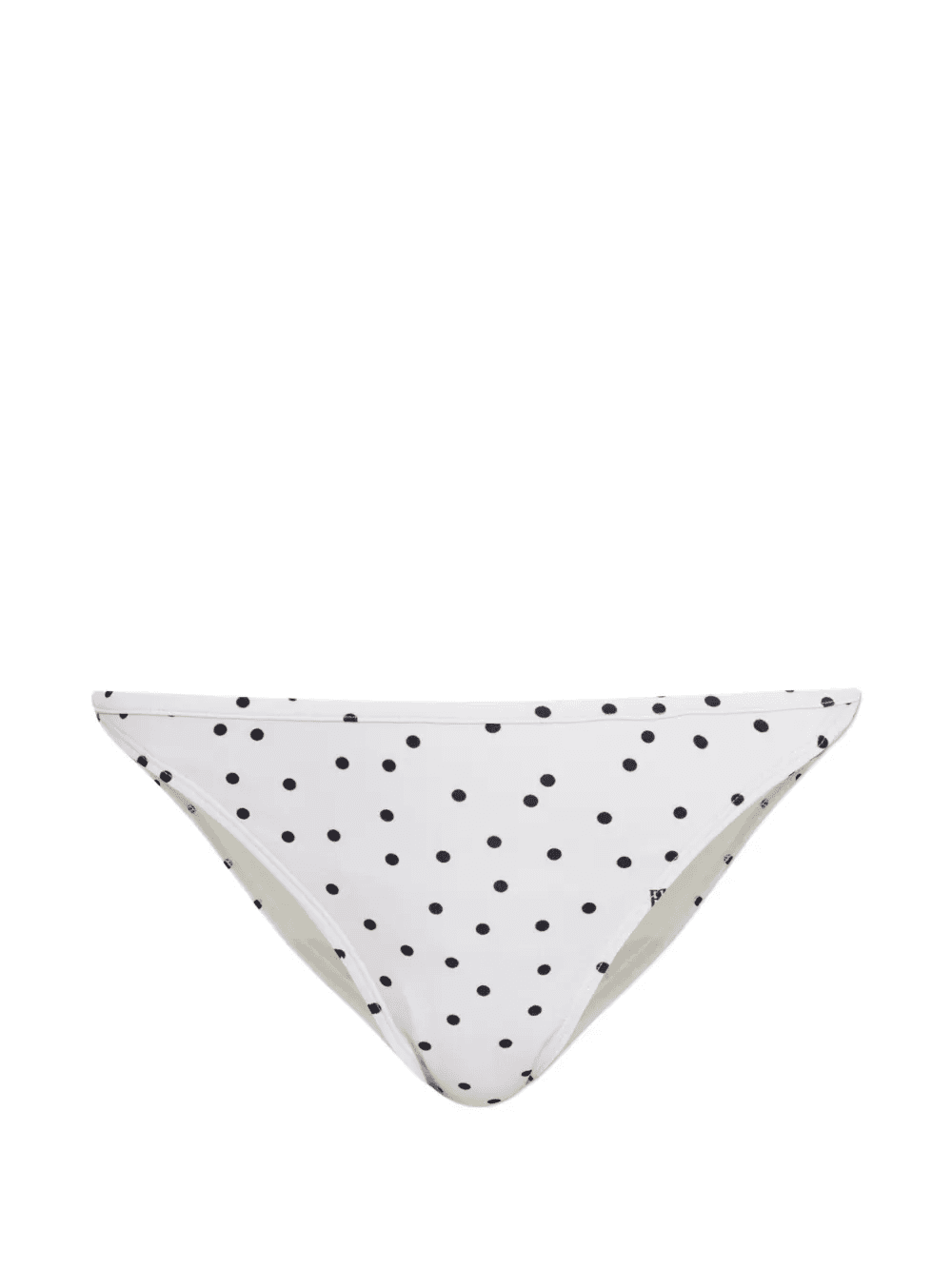 Astrida polka-dot logo-details bikini bottom - Image 1