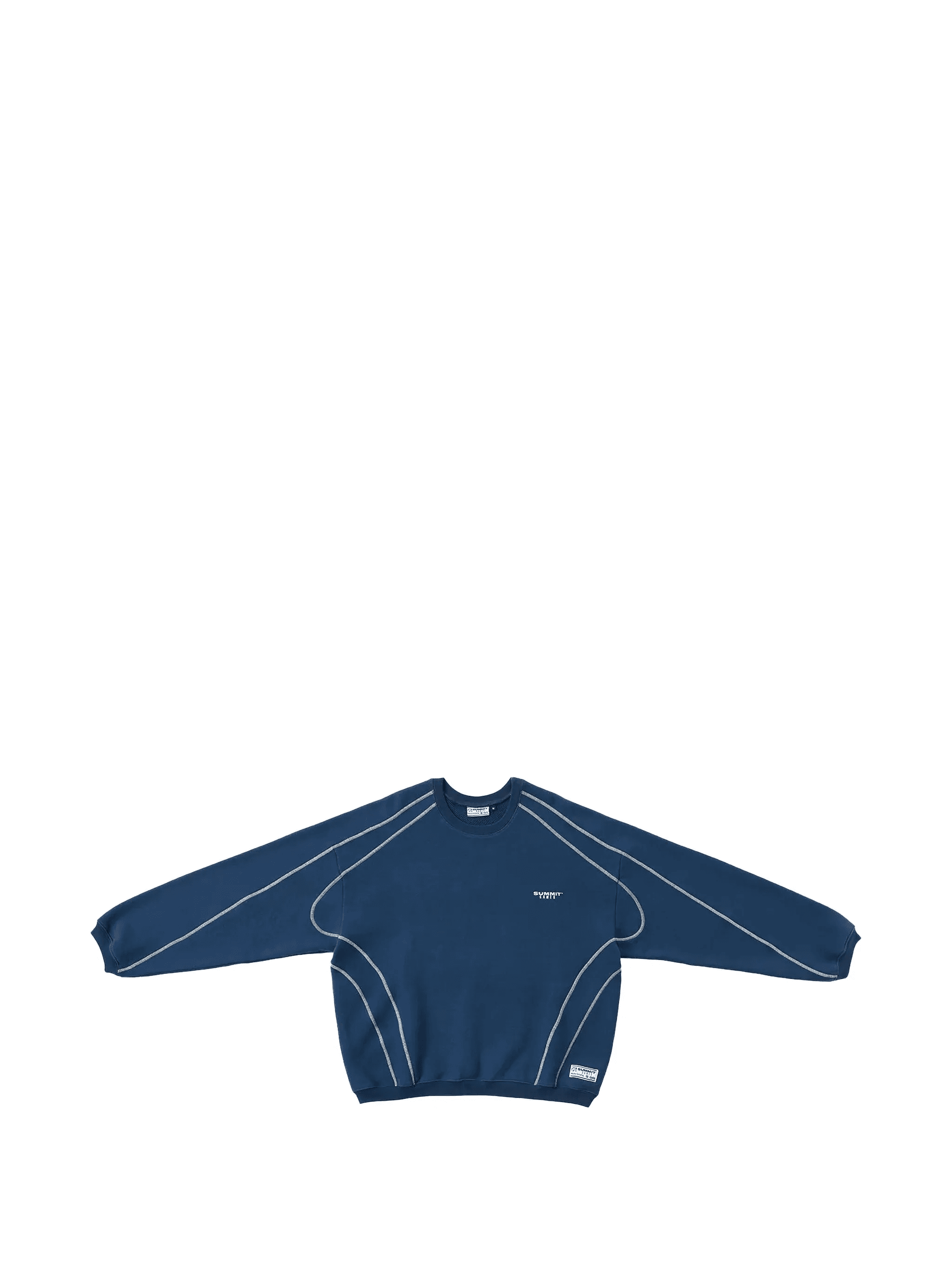 piping-detail sweatshirt - Image 1