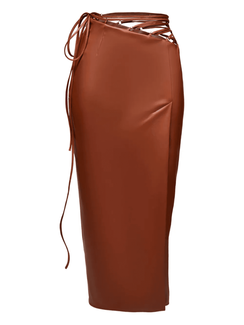 lace-up midi skirt - Image 1