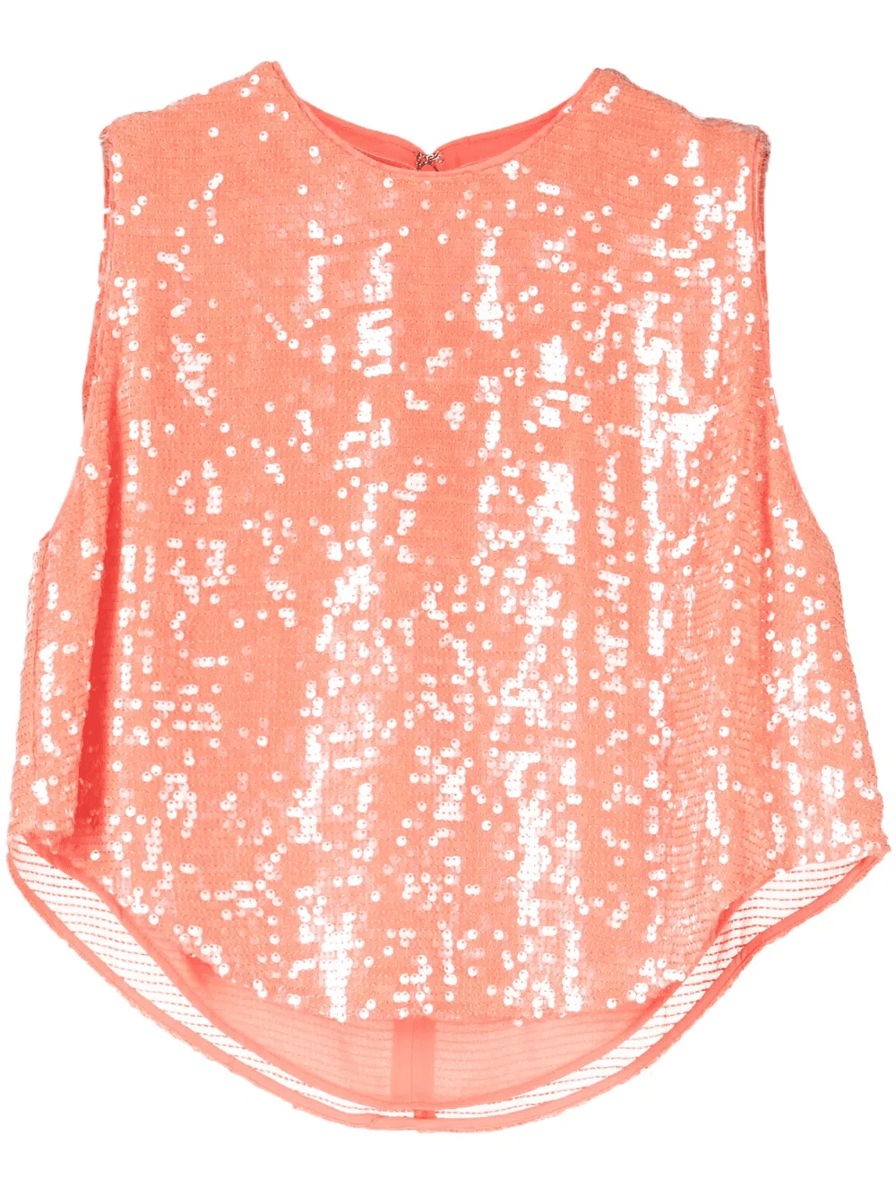 sequin-embellished sleeveless top - Image 1