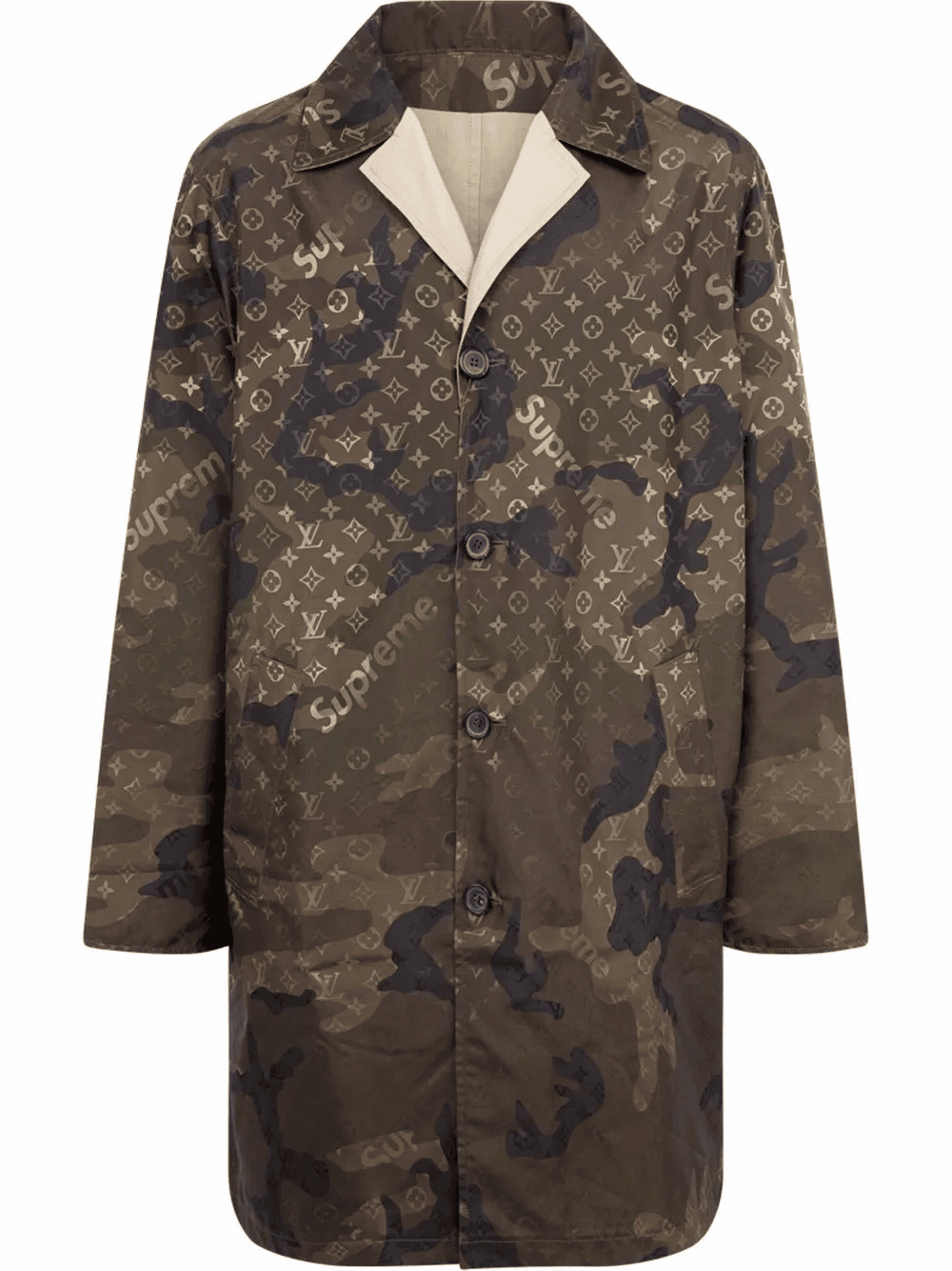 x Louis Vuitton reversible trench coat - Image 1