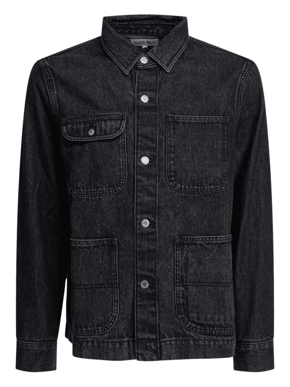 button-fastening cargo-pocket jacket - Image 1