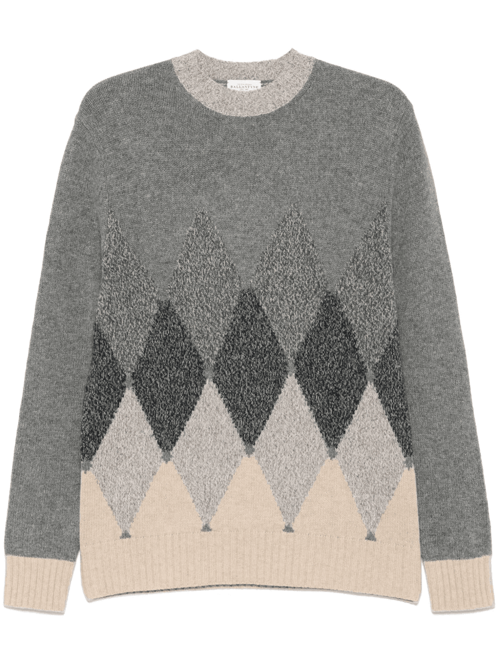 argyle-intarsia sweater - Image 1
