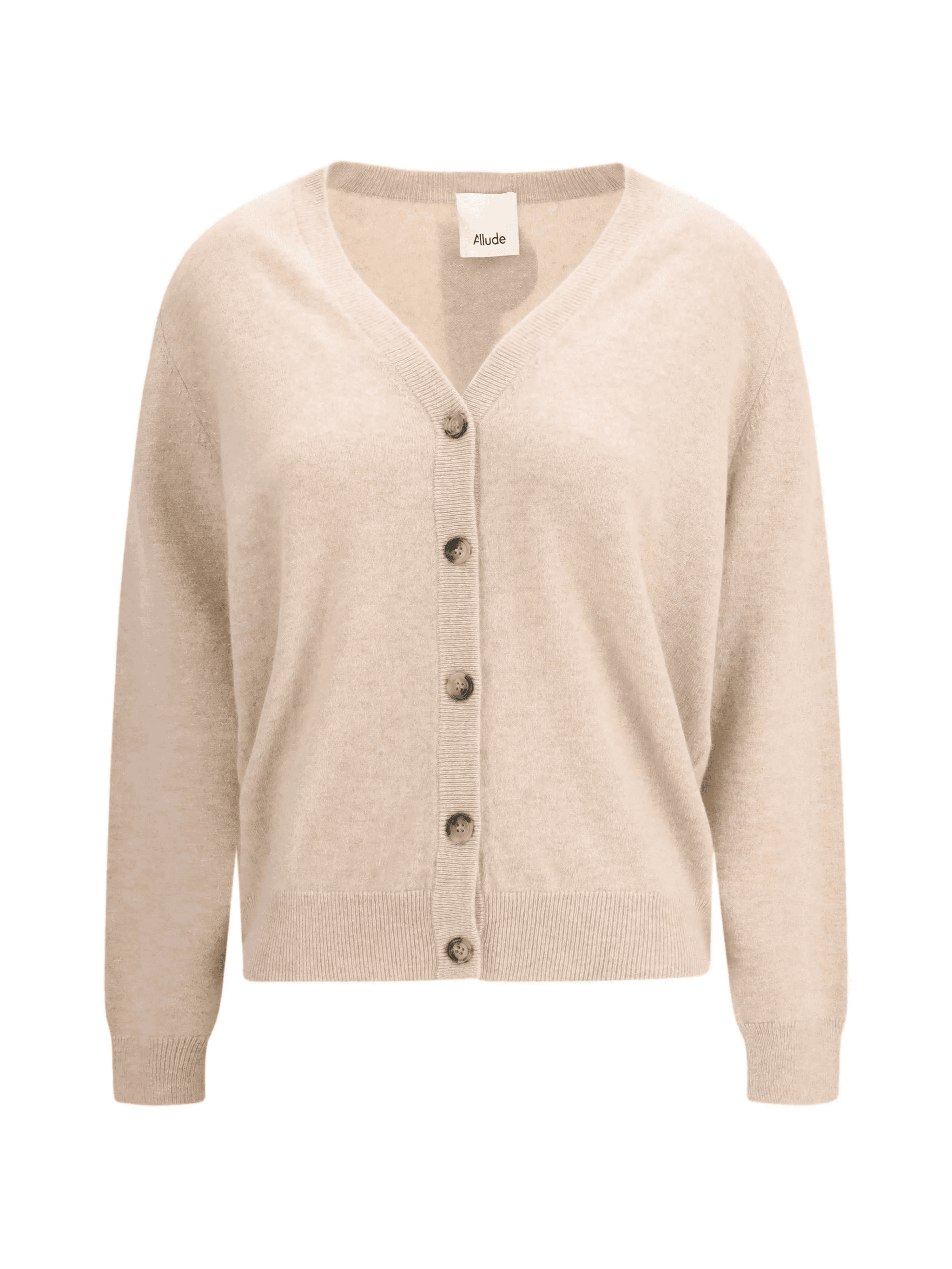 button V-neck cardigan - Image 1
