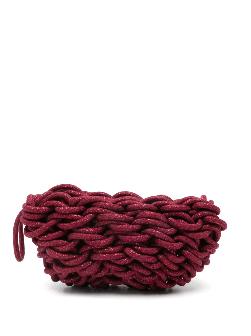 Lina woven clutch bag - Image 1