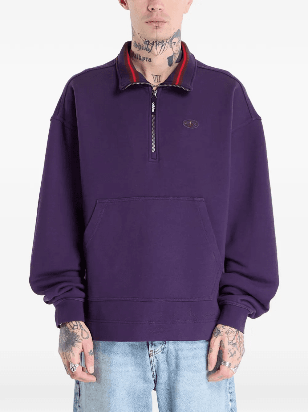 half-zip sweatshirt - Image 1