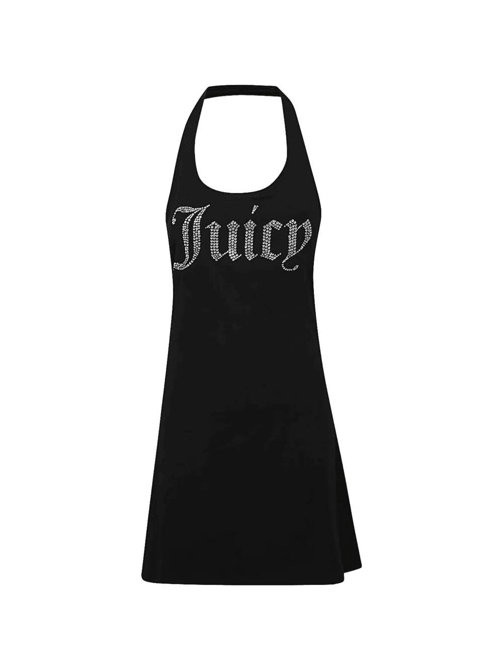 mini halter logo detail dress - Image 1