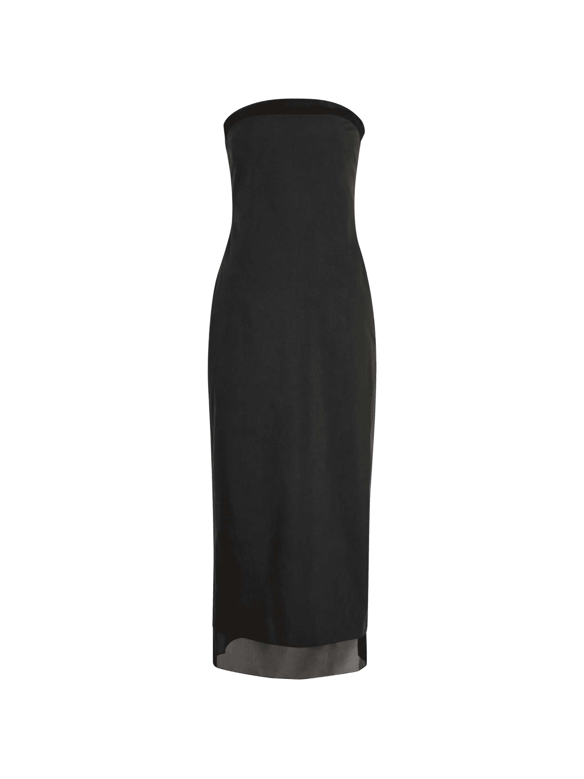 Tylyn strapless panel midi dress - Image 1