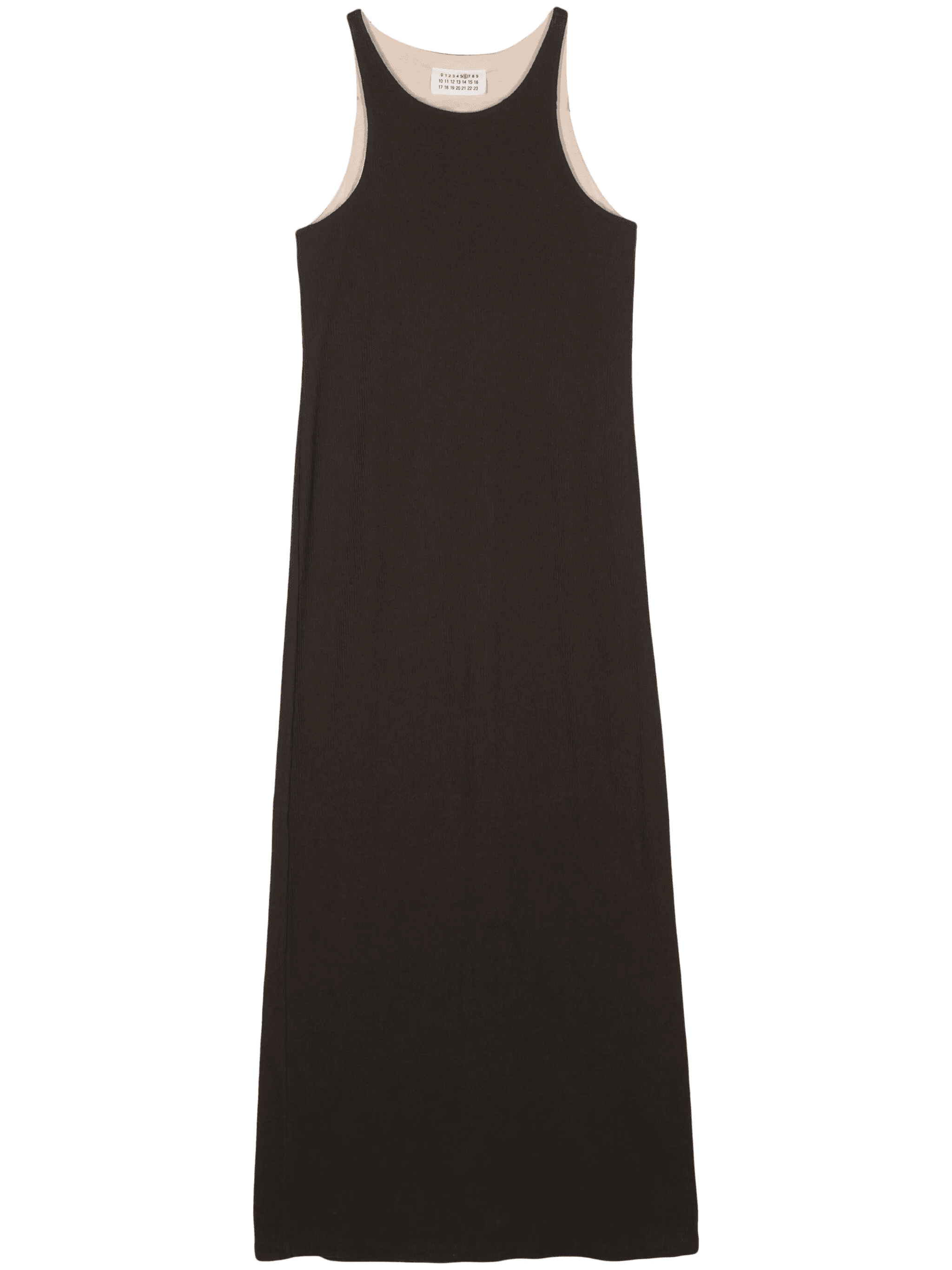 2000s ribbed maxi dress - Image 1